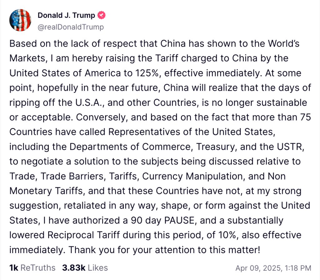 Source: Donald Trump