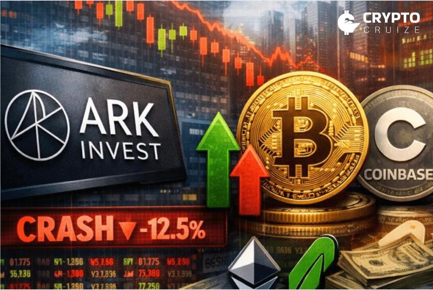 ARK Invest Rebuilds Coinbase Position With $15 Million Buy After Recent Sell-Off